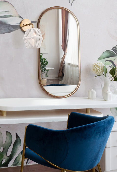 Canarm IVL1120A01GD One Light Vanity, Gold
