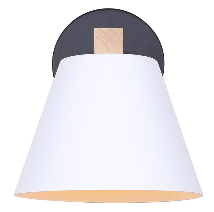 Canarm IVL1124A01BWW One Light Vanity, Matte White