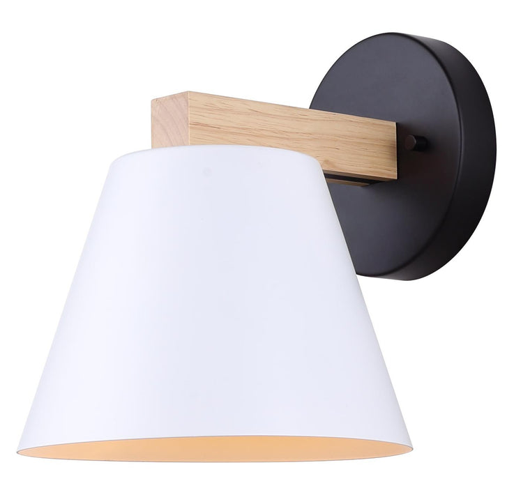 Canarm IVL1124A01BWW One Light Vanity, Matte White