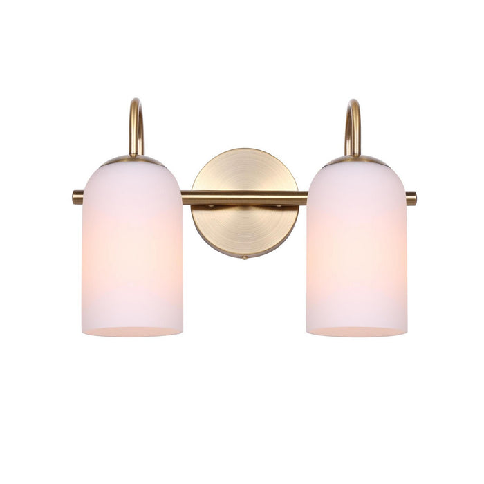 Canarm IVL1130A02GD Two Light Vanity, Gold