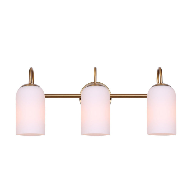 Canarm IVL1130A03GD Three Light Vanity, Gold