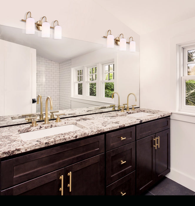 Canarm IVL1130A03GD Three Light Vanity, Gold