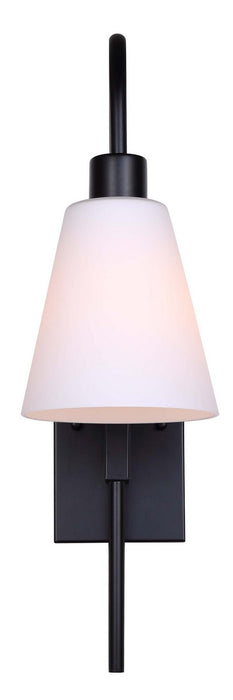 Canarm IVL1132A01BK One Light Wall Sconce, Matte Black
