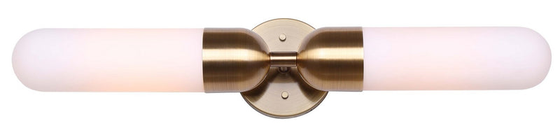 Canarm IWF1126A02GD Two Light Wall Sconce, Gold