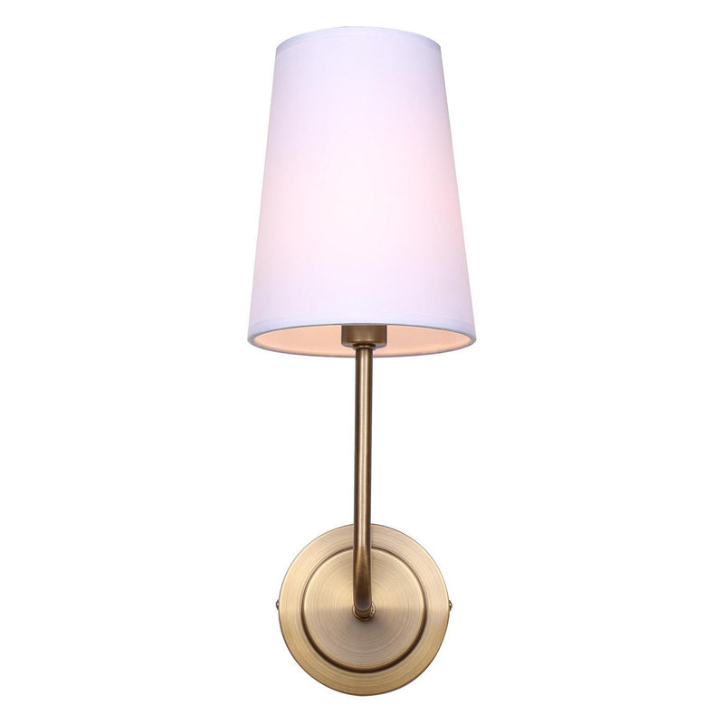 Canarm IWF2038B01GD One Light Wall Sconce, Gold