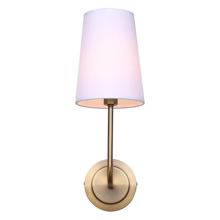 Canarm IWF2038B01GD One Light Wall Sconce, Gold