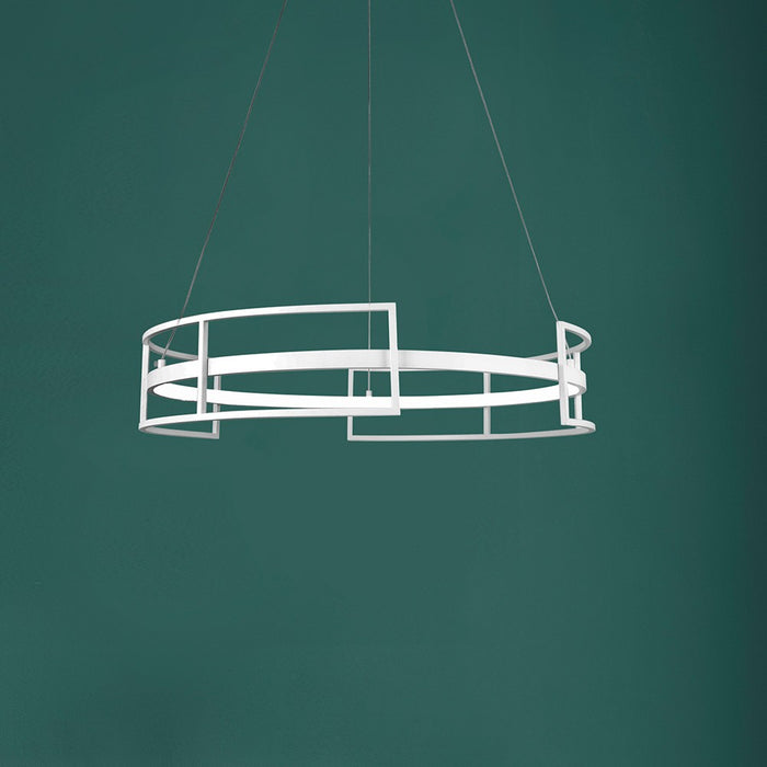Canarm LCH231A24WH LED Chandelier, Matte White