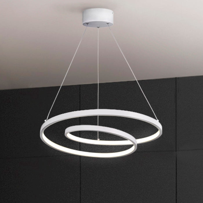 Canarm LCH259A20WH LED Chandelier, Matte White