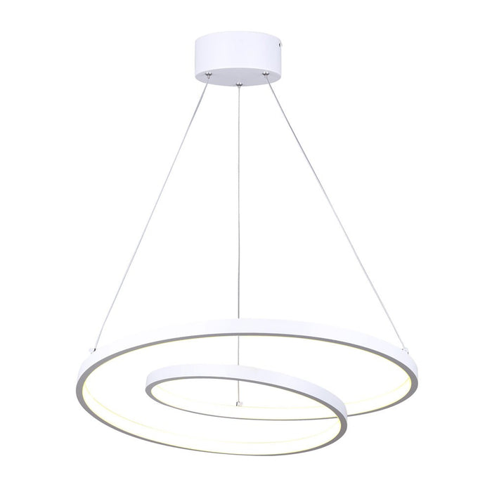 Canarm LCH259A20WH LED Chandelier, Matte White