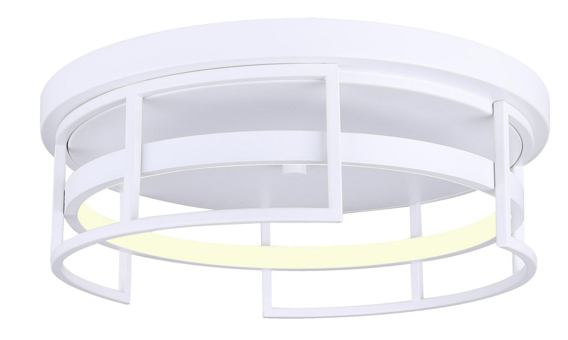 Canarm LFM231A15WH LED Flush Mount, Matte White