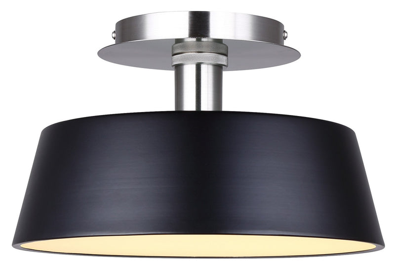 Canarm LFM263A13BKN LED Flush Mount, Matte Black