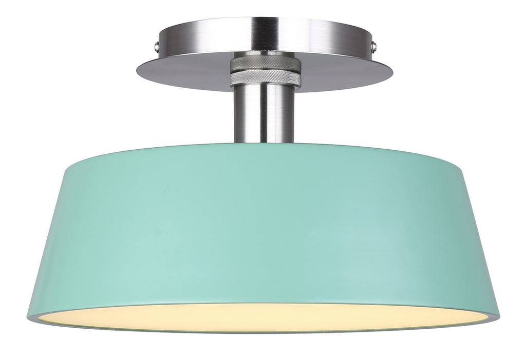Canarm LFM263A13GRN LED Flush Mount, Teal