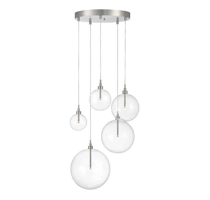 Meridian M10099BN LED Pendant, Brushed Nickel
