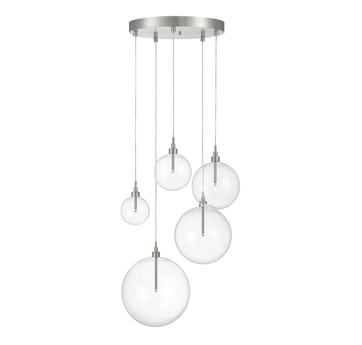 Meridian M10099BN LED Pendant, Brushed Nickel