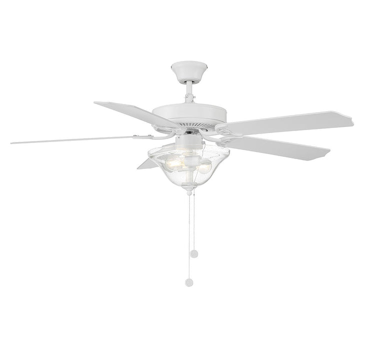 Meridian M2019WHRV 52" Ceiling Fan, Bisque White