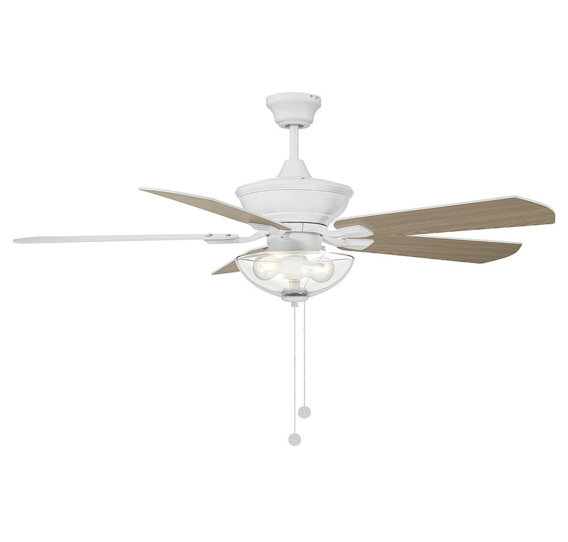 Meridian M2026WHRV 52" Outdoor Ceiling Fan, White