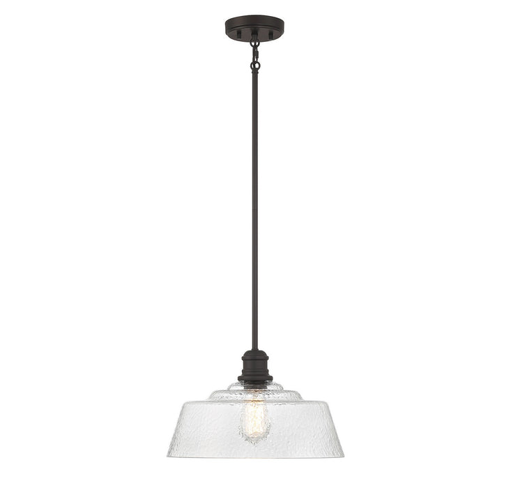 Meridian M7023ORB One Light Pendant, Oil Rubbed Bronze