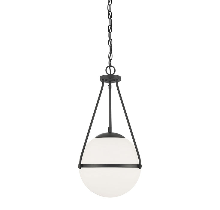 Meridian M7025MBK One Light Pendant, Matte Black
