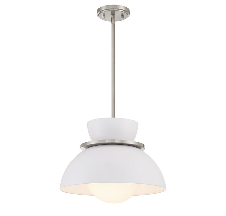 Meridian M7026BN One Light Pendant, Brushed Nickel