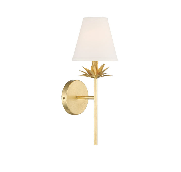 Meridian M90077TG One Light Wall Sconce, True Gold