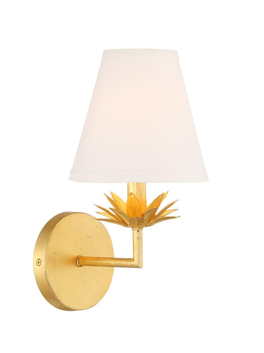 Meridian M90078TG One Light Wall Sconce, True Gold