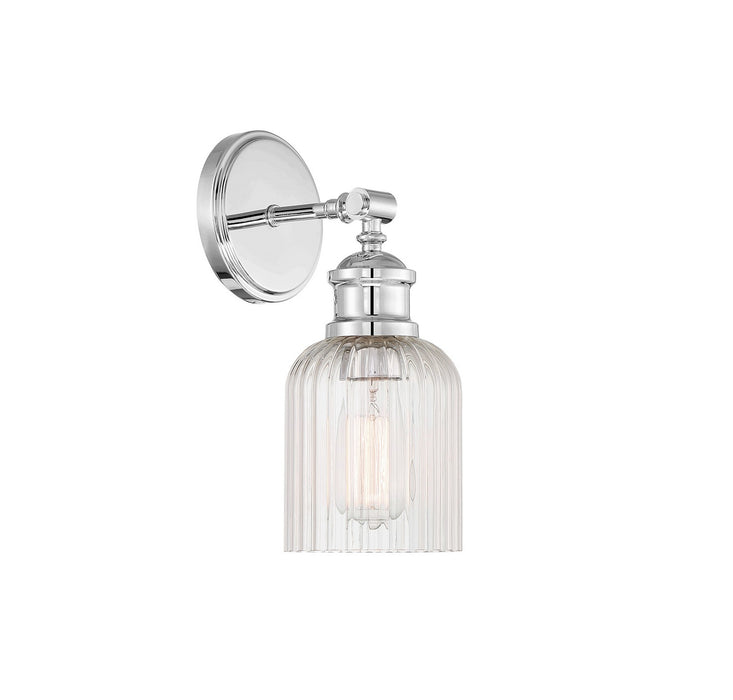 Meridian M90083CH One Light Wall Sconce, Chrome