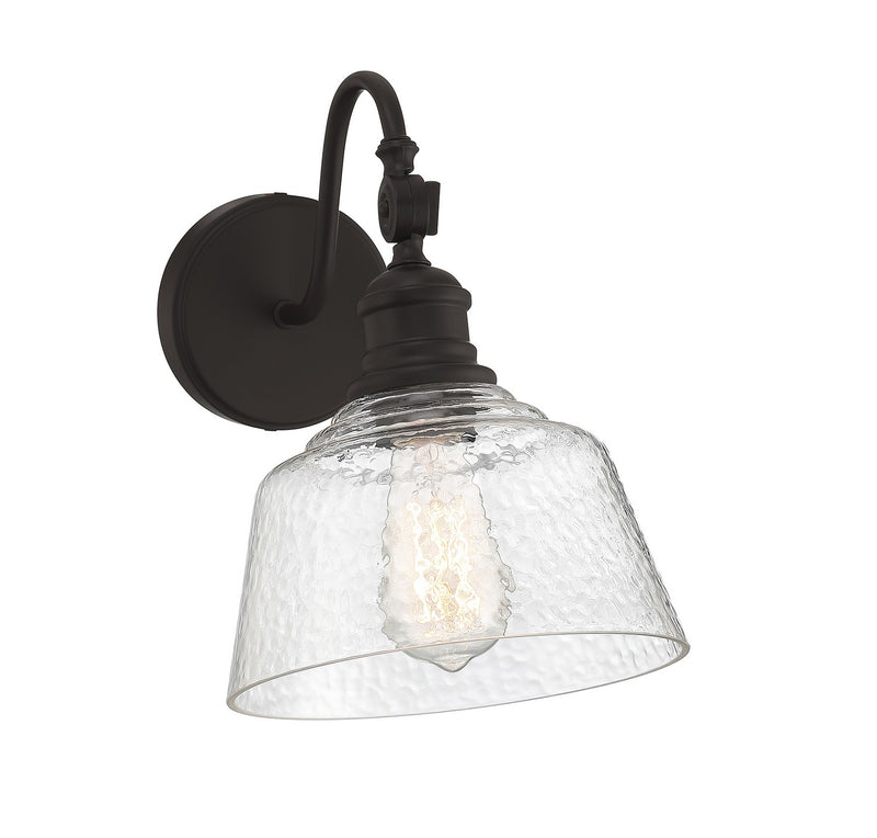 Meridian M90092ORB One Light Wall Sconce, Oil Rubbed Bronze