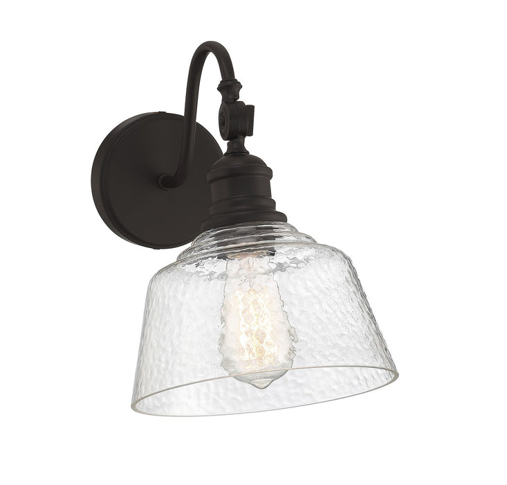 Meridian M90092ORB One Light Wall Sconce, Oil Rubbed Bronze