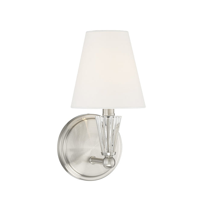 Meridian M90102BN One Light Wall Sconce, Brushed Nickel