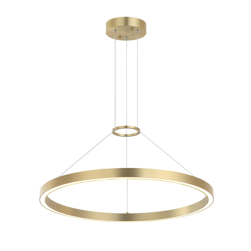 Matteo Lighting C30824BG LED Chandelier, Brushed Gold