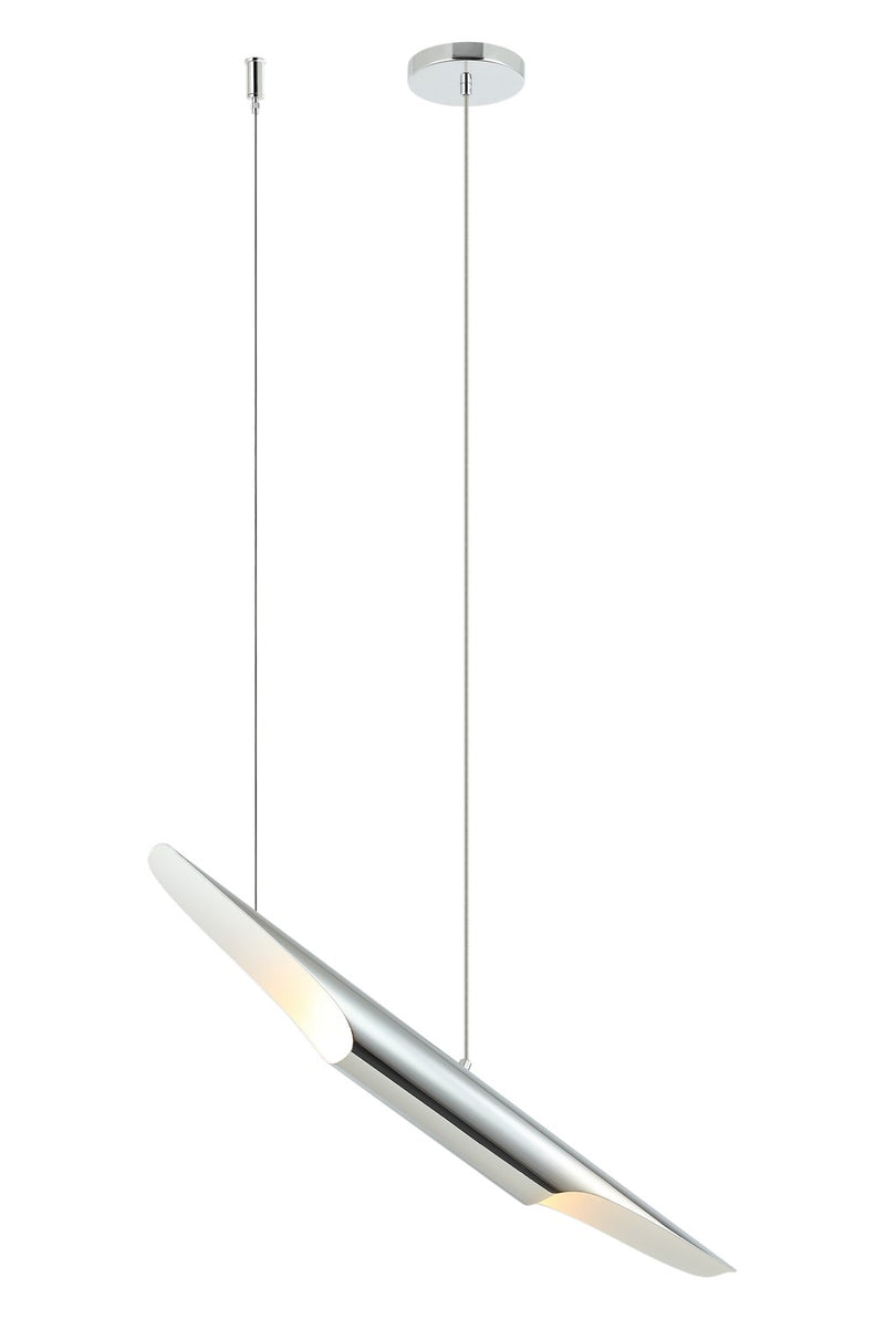 Matteo Lighting C32412CH Two Light Chandelier, Chrome