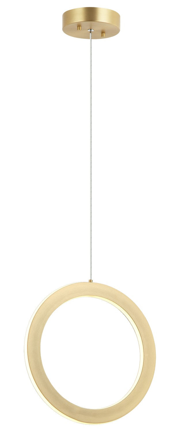 Matteo Lighting C66112BG LED Pendant, Brushed Gold