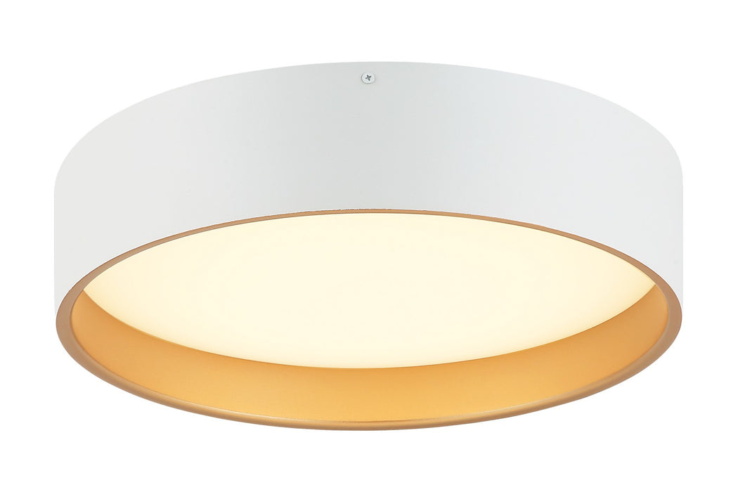 Matteo Lighting M10115MW LED Flush Mount, Matte White