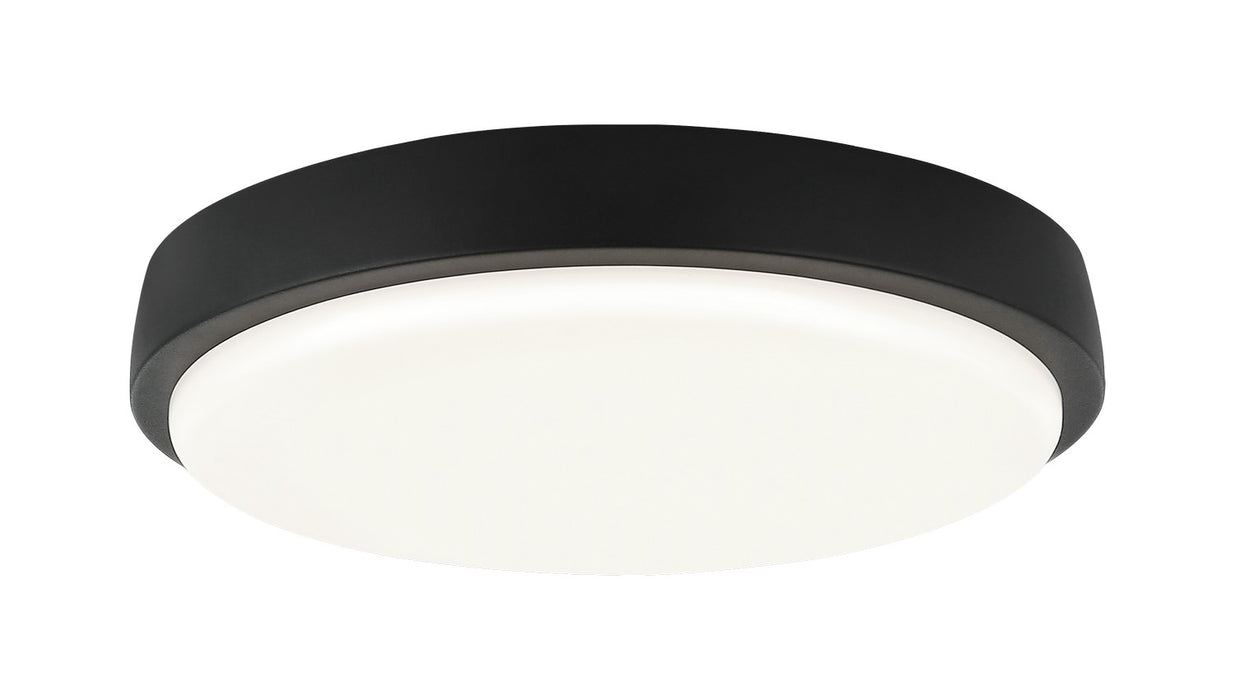 Matteo Lighting M16112MB LED Flush Mount, Matte Black
