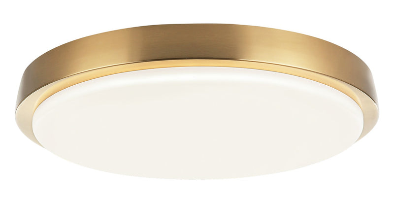 Matteo Lighting M16115AG LED Flush Mount, Matte Black