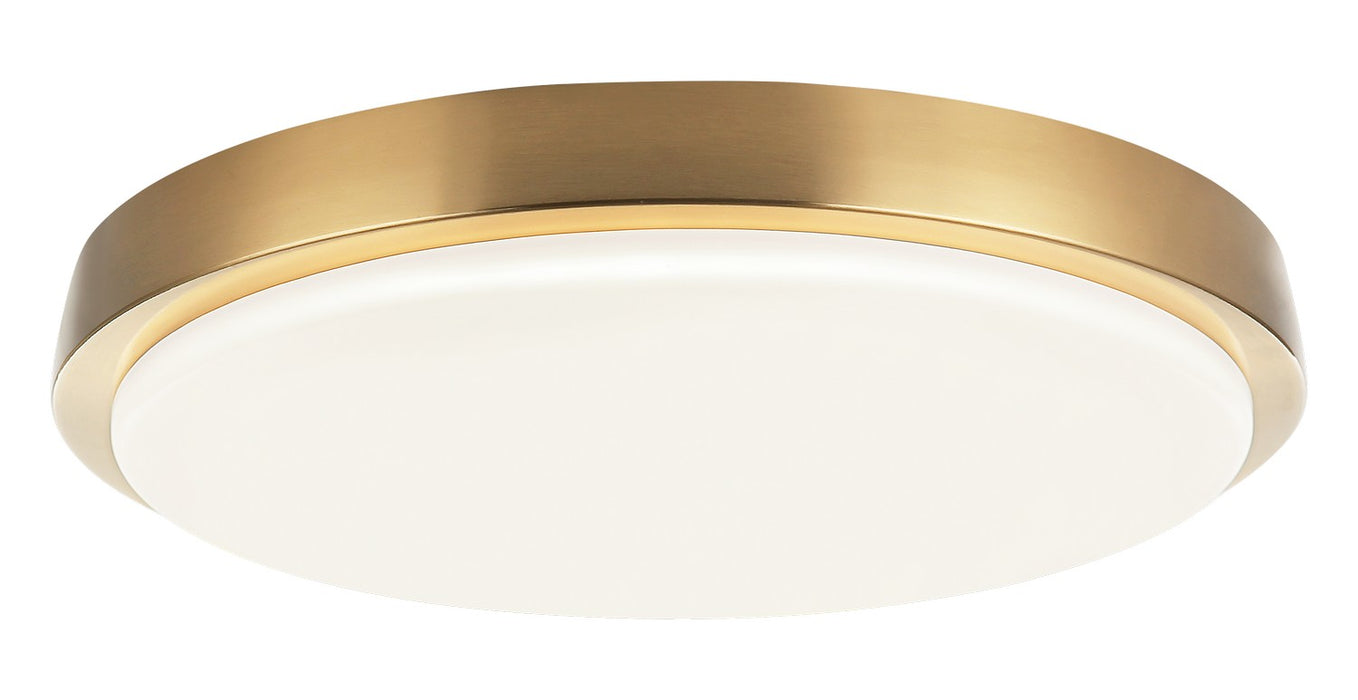 Matteo Lighting M16115AG LED Flush Mount, Matte Black