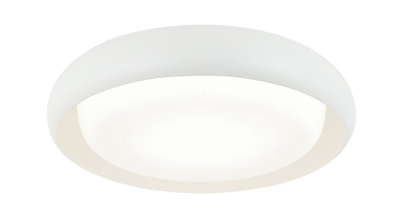 Matteo Lighting M16215MW LED Flush Mount, Matte White