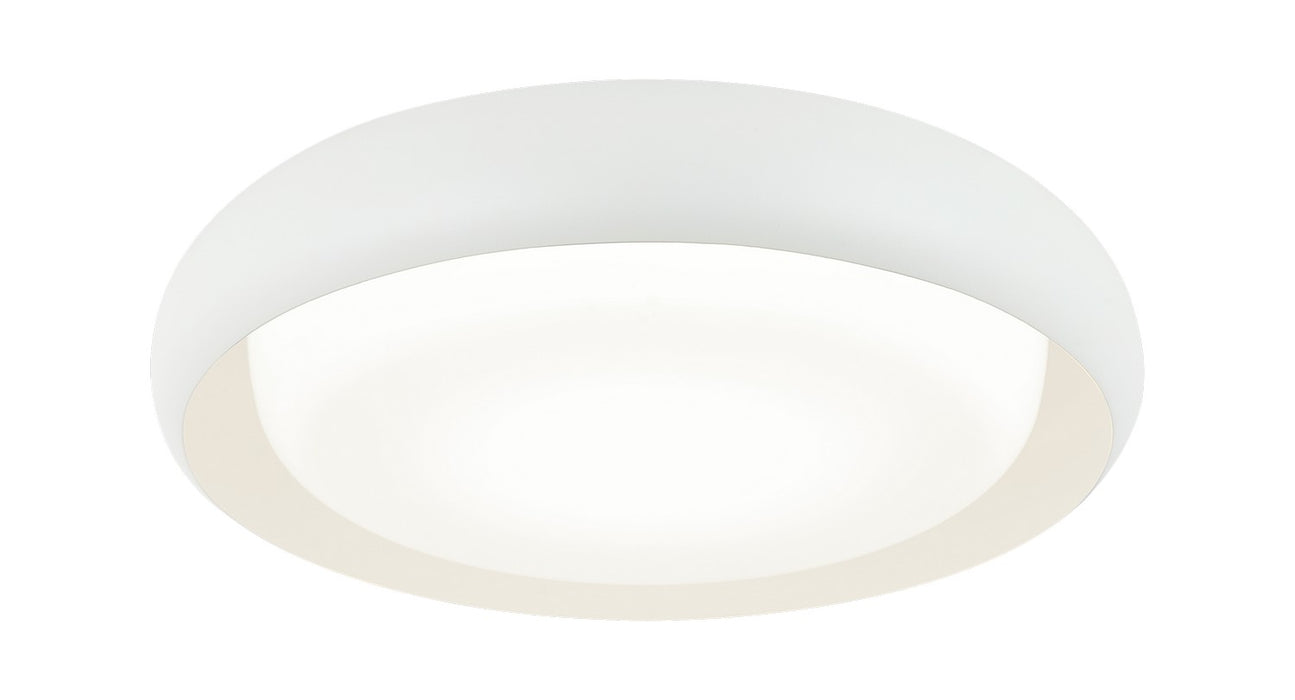 Matteo Lighting M16215MW LED Flush Mount, Matte White