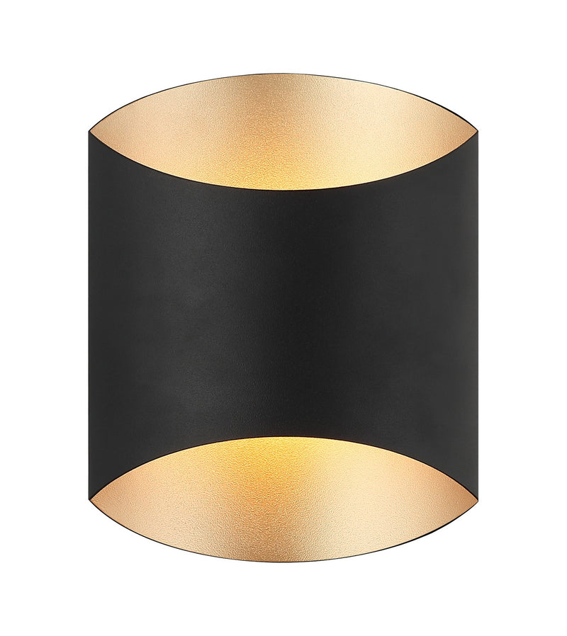 Matteo Lighting S00210MB LED Vanity, Matte Black
