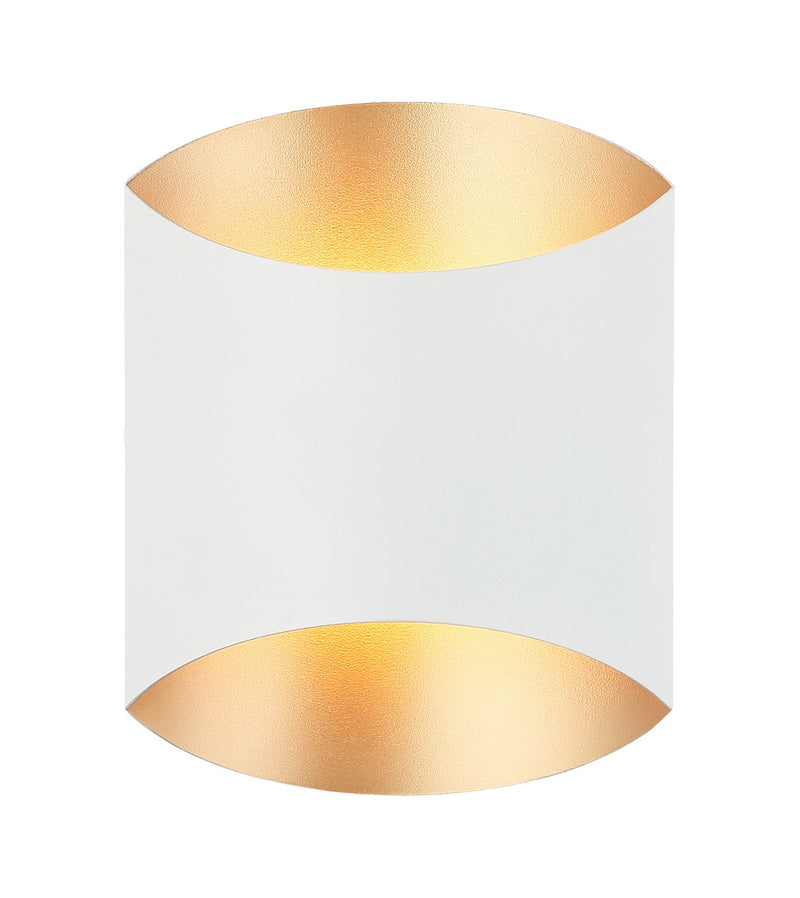 Matteo Lighting S00210MW LED Vanity, Matte White