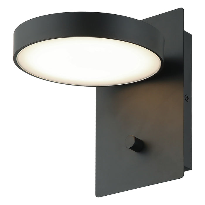 Matteo Lighting S01801BK LED Wall Sconce, Black