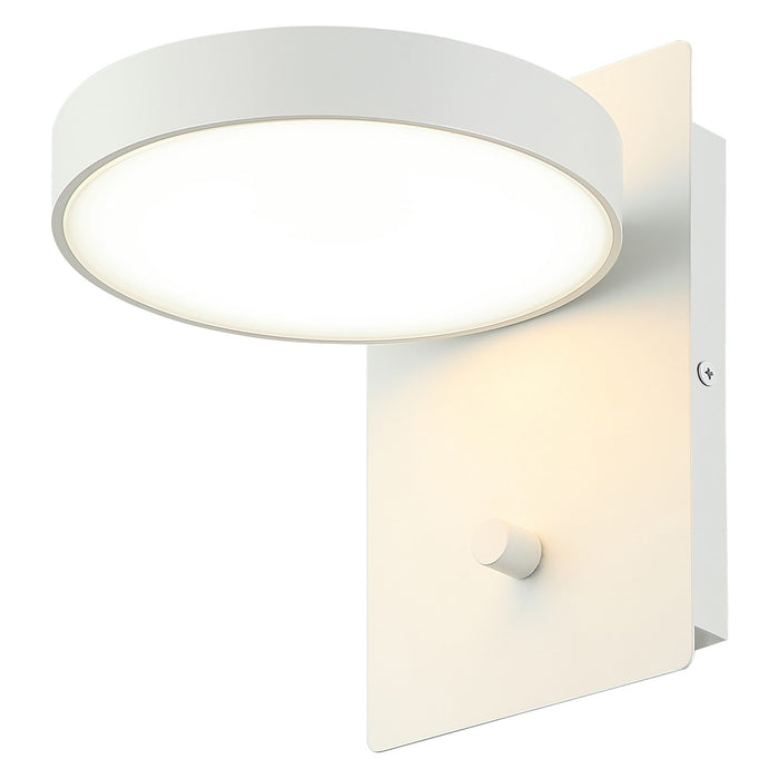 Matteo Lighting S01801WH LED Wall Sconce, White