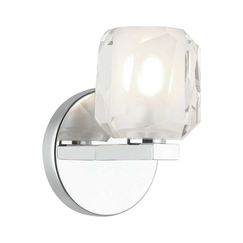 Matteo Lighting S04101CH One Light Vanity, Chrome