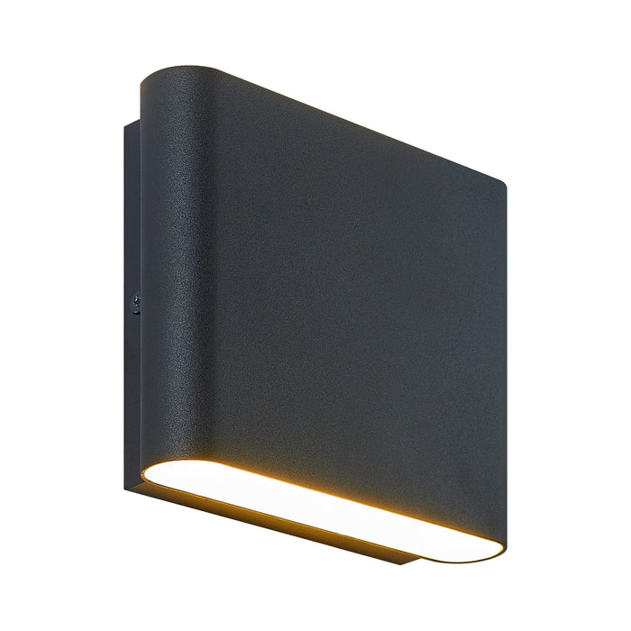 Matteo Lighting S06506MB LED Outdoor Lantern, Matte Black
