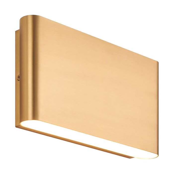 Matteo Lighting S06509AG LED Outdoor Lantern, Aged Gold Brass