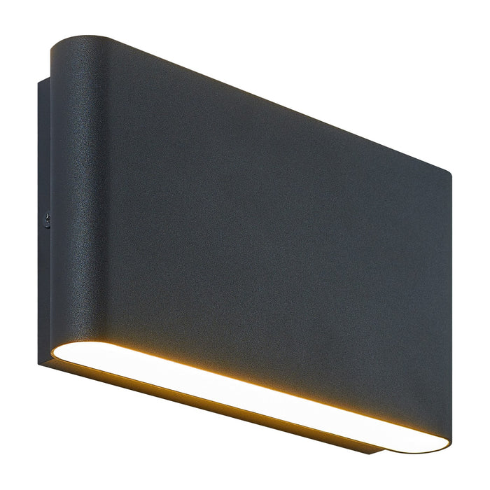 Matteo Lighting S06509MB LED Outdoor Lantern, Matte Black