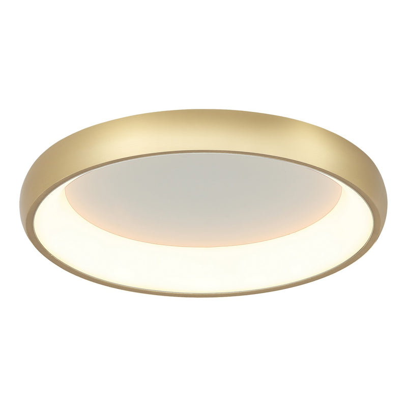 Matteo Lighting X32712BG LED Flush Mount, Brushed Gold