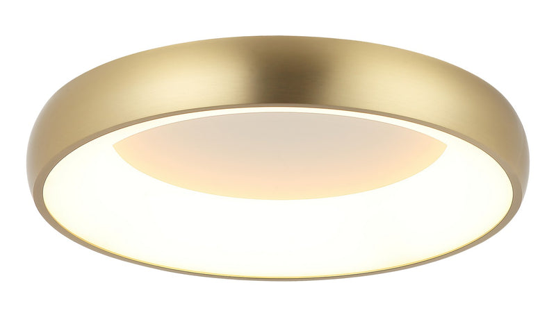 Matteo Lighting X32716BG LED Flush Mount, Brushed Gold