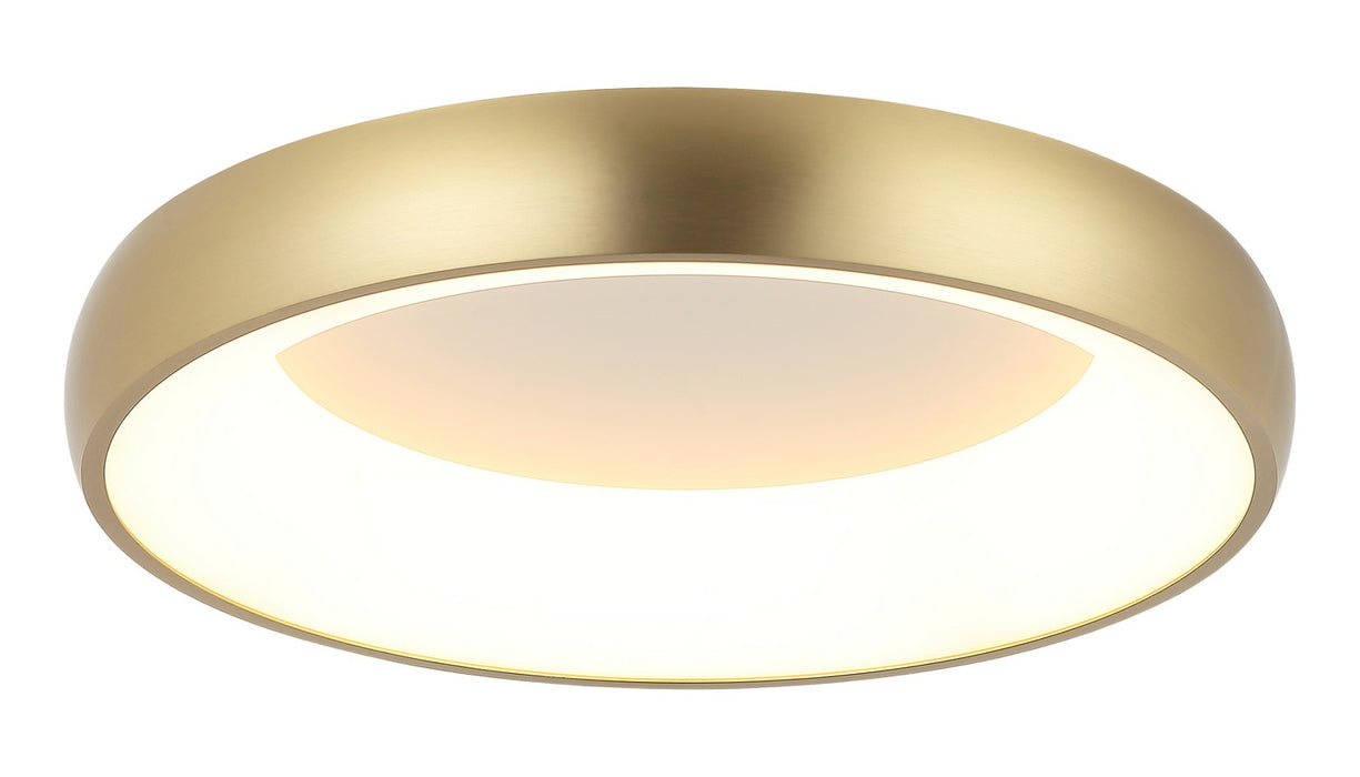 Matteo Lighting X32716BG LED Flush Mount, Brushed Gold