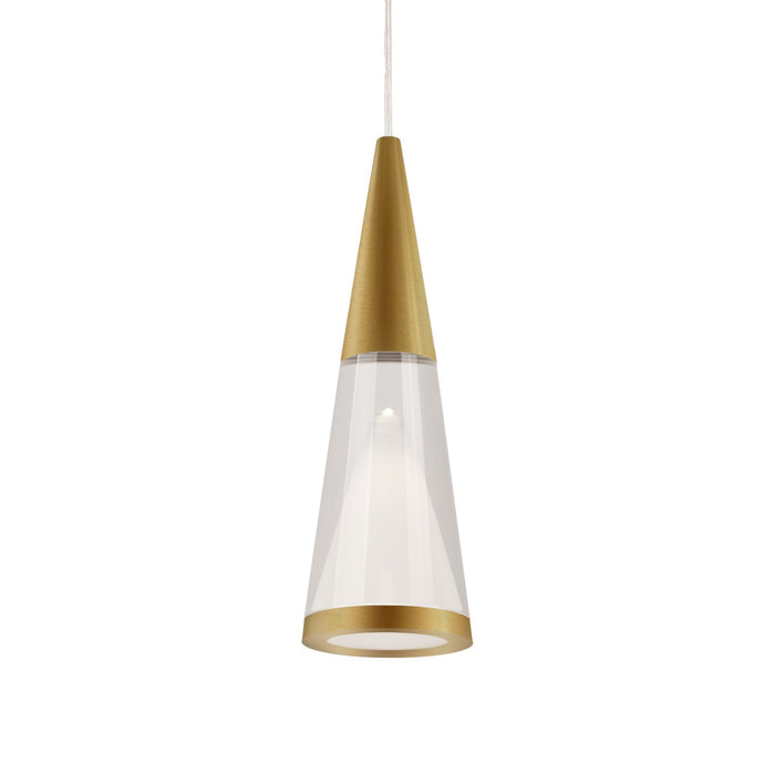 Kuzco Lighting 402401BG-LED LED Pendant, Brushed Gold